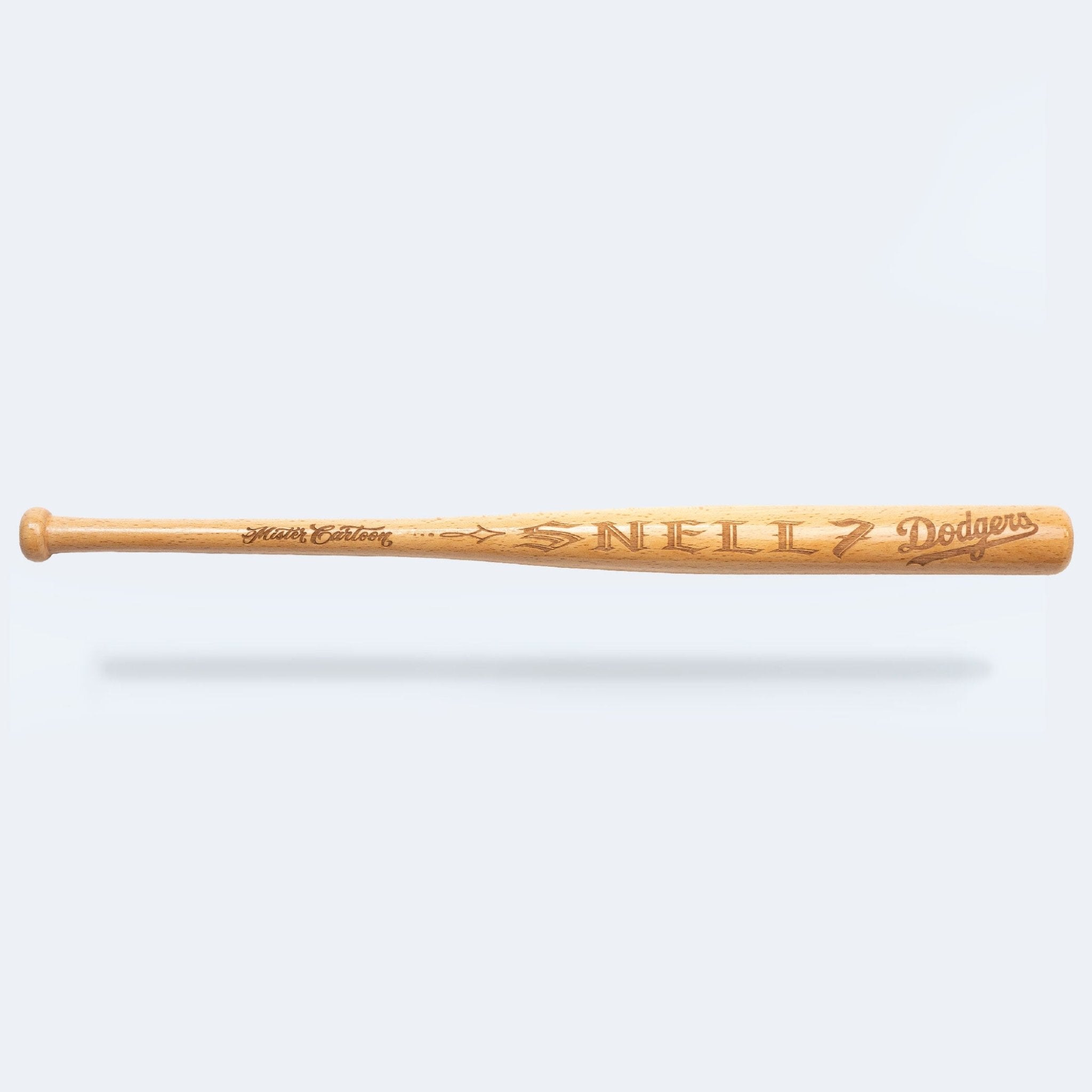 Blake Snell x LA Dodgers x Cartoon Pillbox Name & Number Mini Collectors Bat - Toons Mart