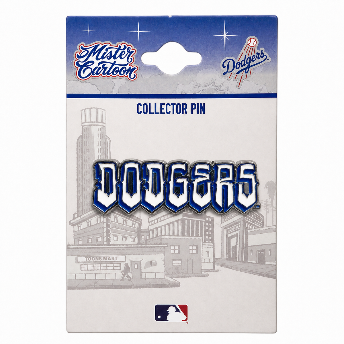 LA Dodgers x Mister Cartoon LA Dodgers Get Up Pin & Stand