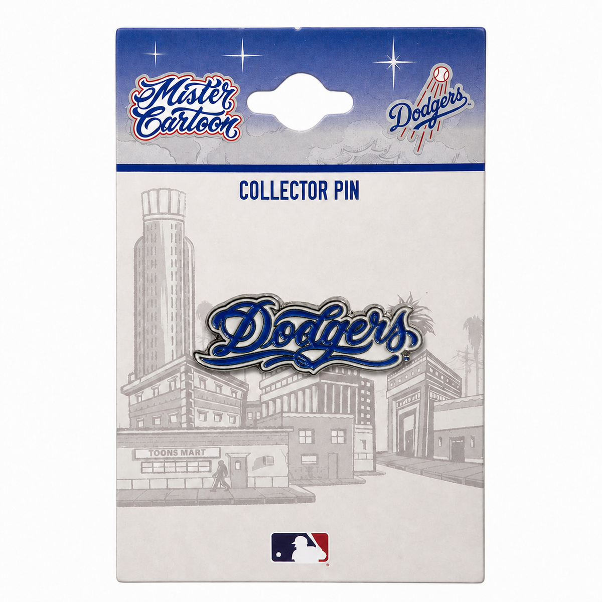 LA Dodgers x Mister Cartoon Dodgers Script Pin & Stand