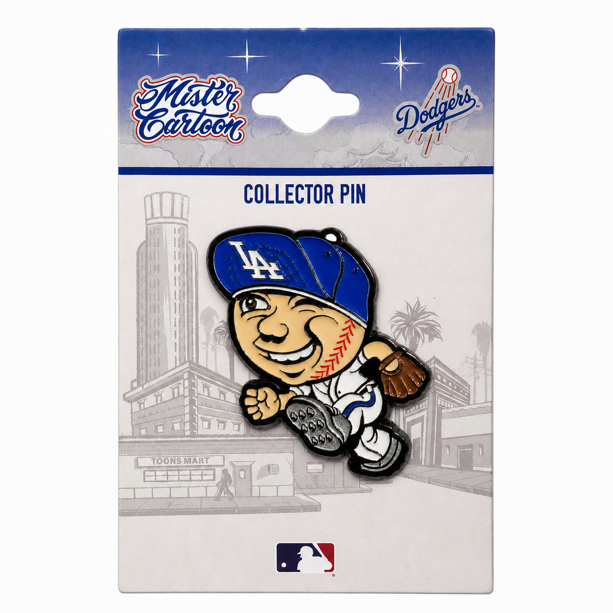 LA Dodgers x Mister Cartoon Ball Boy Pin & Stand