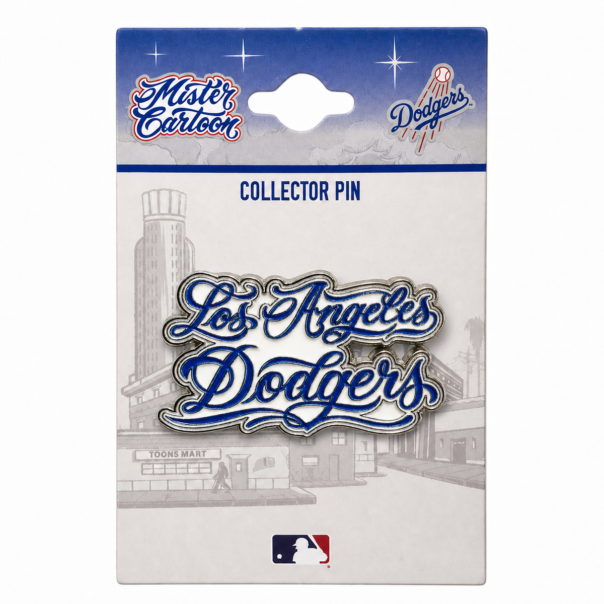 LA Dodgers x Mister Cartoon Script Team Pin & Stand