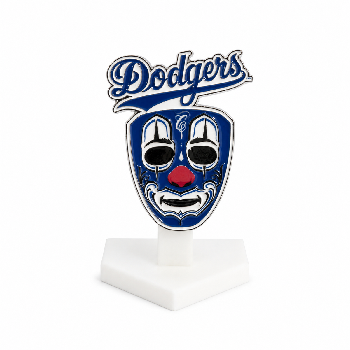 LA Dodgers x Mister Cartoon Mask Pin & Stand