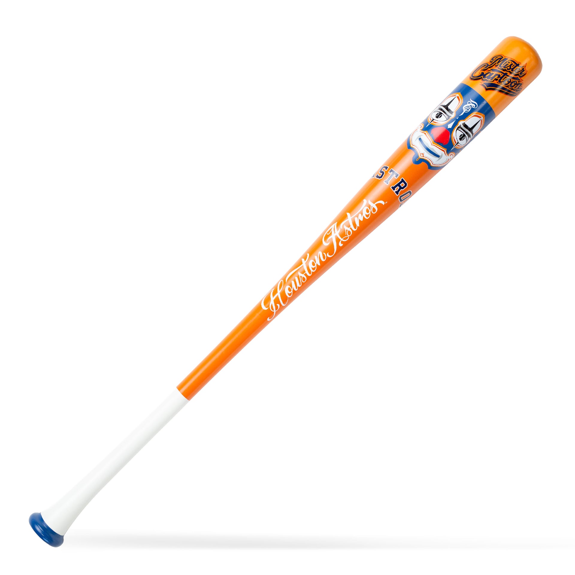 Mister Cartoon x Pillbox Bat Co. — Houston Astros Mask Series Collector Bat