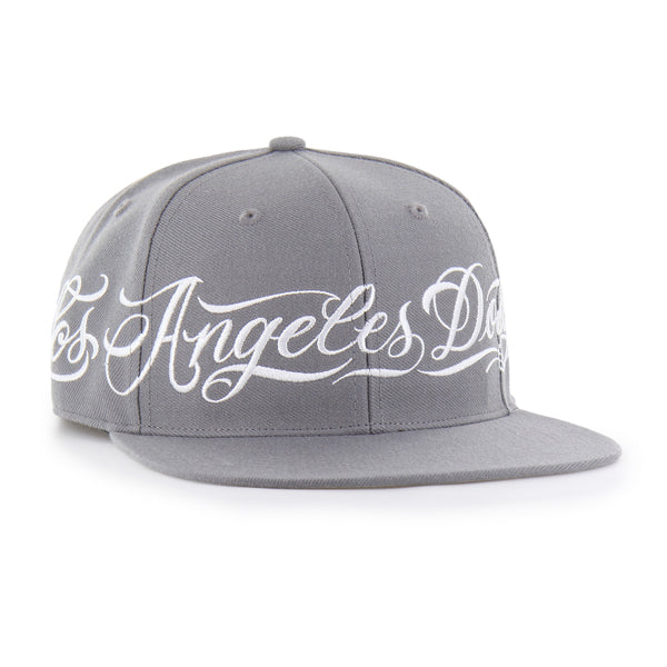 Los Angeles Dodgers Mister Cartoon Wrap Script '47 Captain - Gray