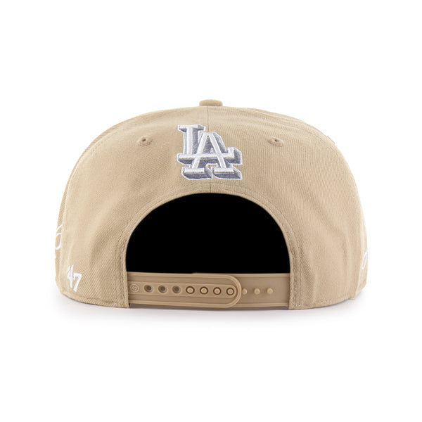 Los Angeles Dodgers Mister Cartoon Wrap Script '47 Captain - Khaki