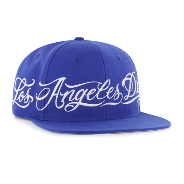 Los Angeles Dodgers Mister Cartoon Wrap Script '47 Captain - Royal