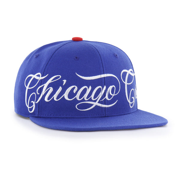 Chicago Cubs Mister Cartoon Wrap Script '47 Captain - Royal