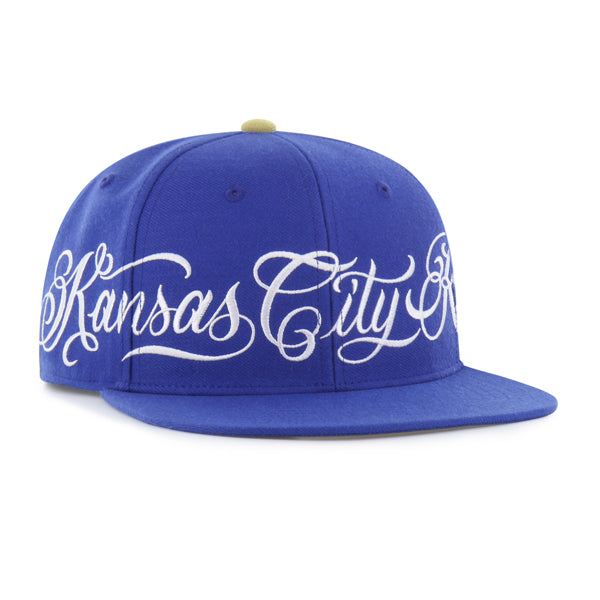 Kansas City Royals Mister Cartoon Wrap Script '47 Captain