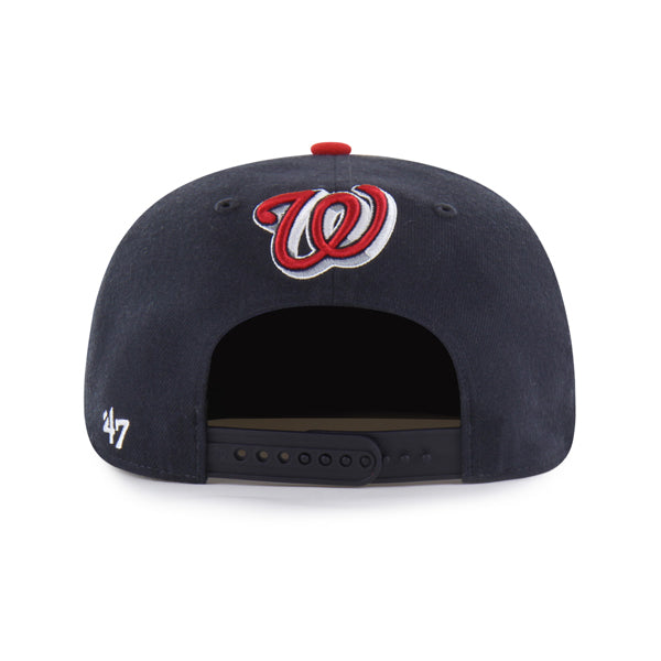 Washington Nationals Mister Cartoon Wrap Script '47 Captain - Navy