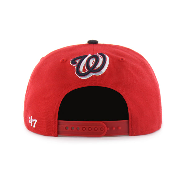 Washington Nationals Mister Cartoon Wrap Script '47 Captain - Red