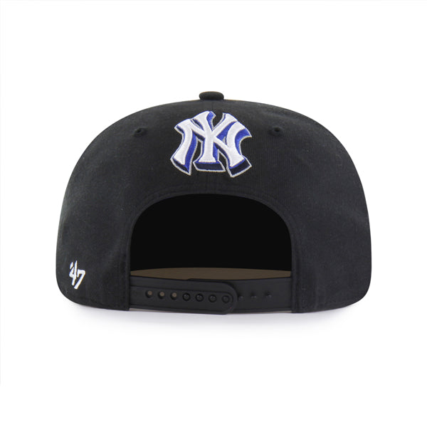New York Yankees Mister Cartoon Wrap Script '47 Captain - Black