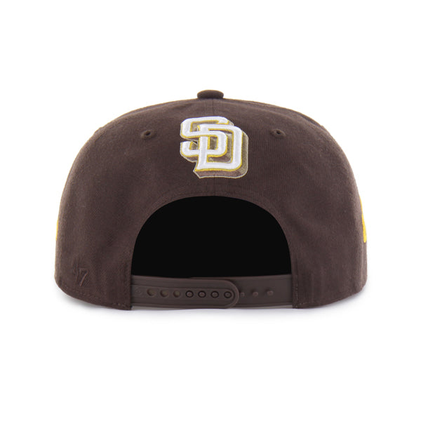San Diego Padres Mister Cartoon Wrap Script '47 Captain - Brown