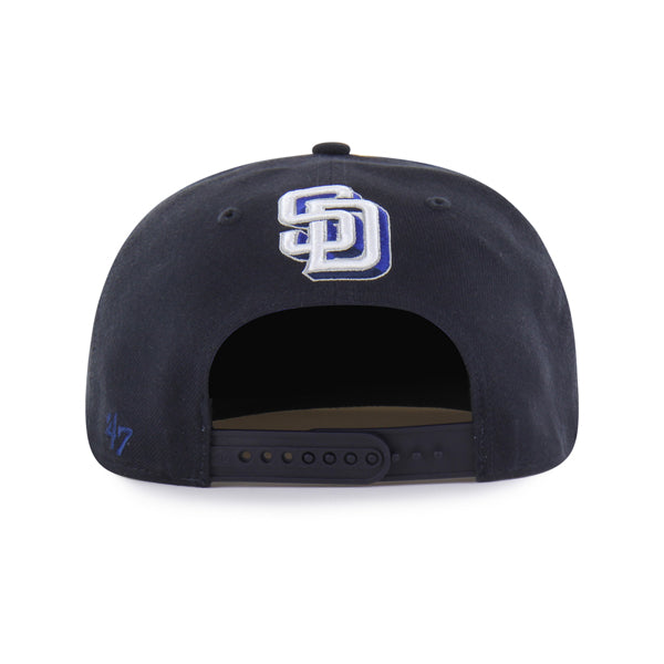 San Diego Padres Mister Cartoon Wrap Script '47 Captain - Navy
