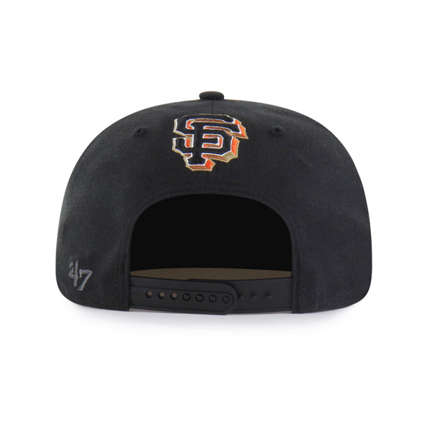 San Francisco Giants Mister Cartoon Wrap Script '47 Captain - Black