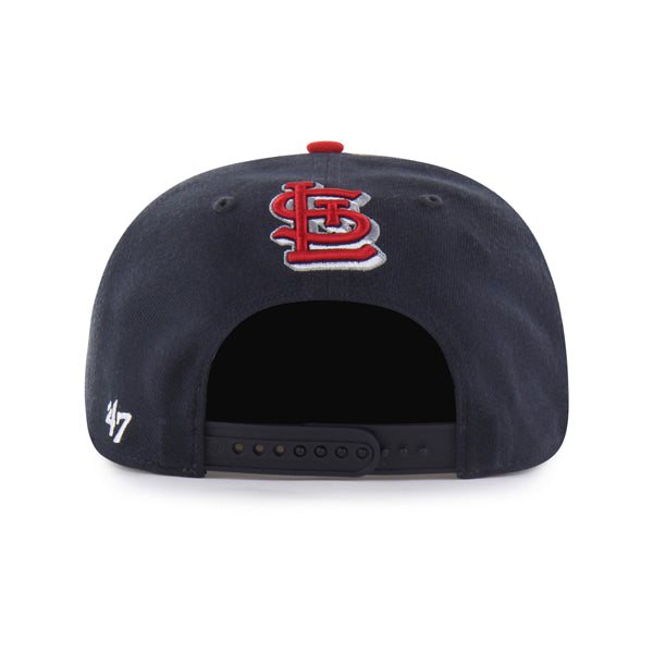 St. Louis Cardinals Mister Cartoon Wrap Script '47 Captain - Navy