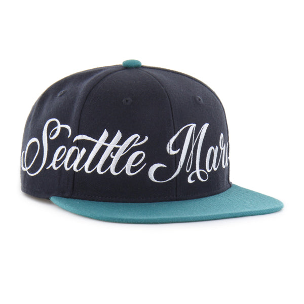 Seattle Mariners Mister Cartoon Wrap Script '47 Captain