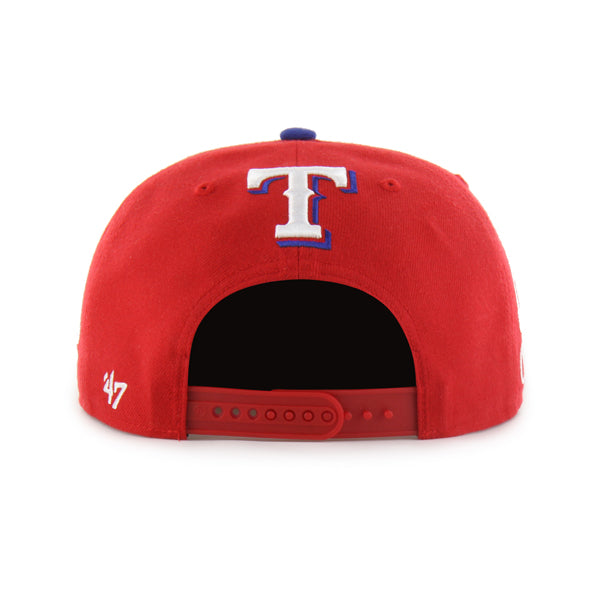 Texas Rangers Mister Cartoon Wrap Script '47 Captain - Red