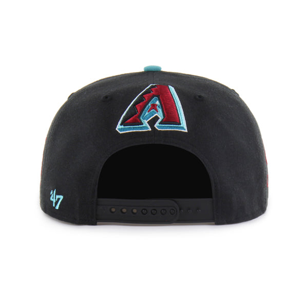 Arizona Diamondbacks Mister Cartoon Wrap Script '47 Captain - Black