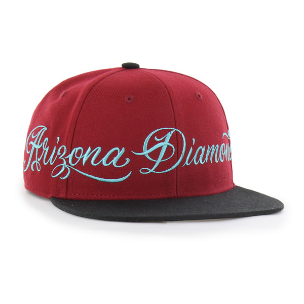 Arizona Diamondbacks Mister Cartoon Wrap Script '47 Captain - Razor Red