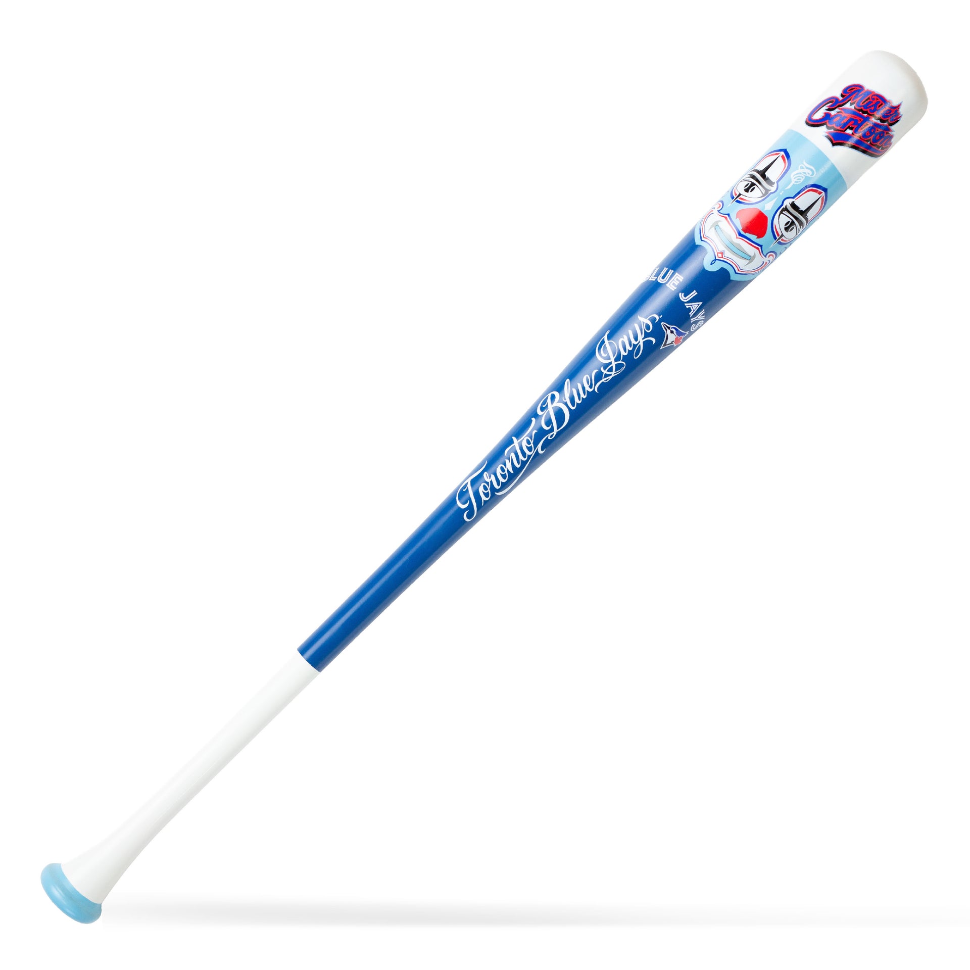 Mister Cartoon x Pillbox Bat Co. — Toronto Blue Jays Mask Series Collector Bat