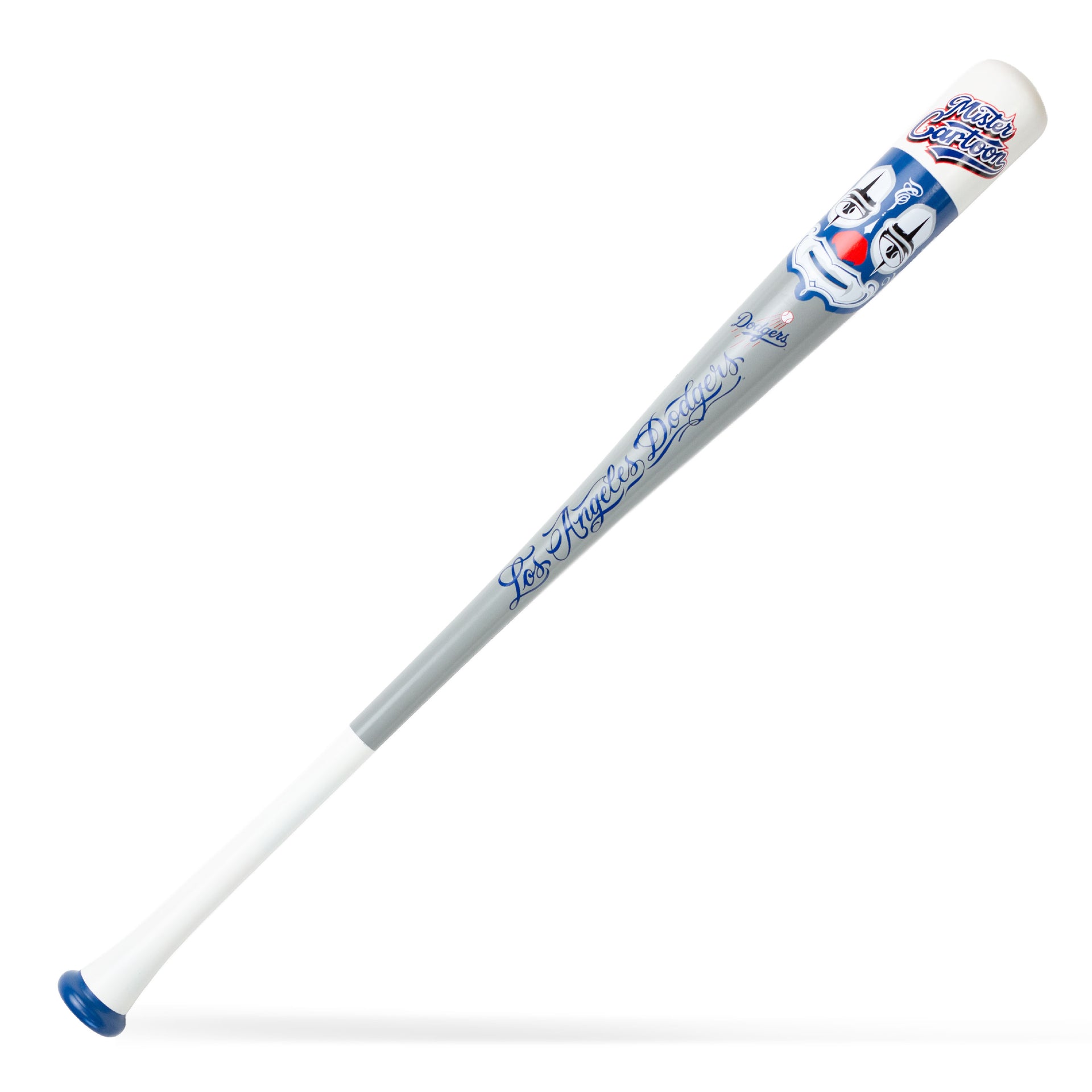 Mister Cartoon x Pillbox Bat Co. — Los Angeles Dodgers Mask Series Collector Bat