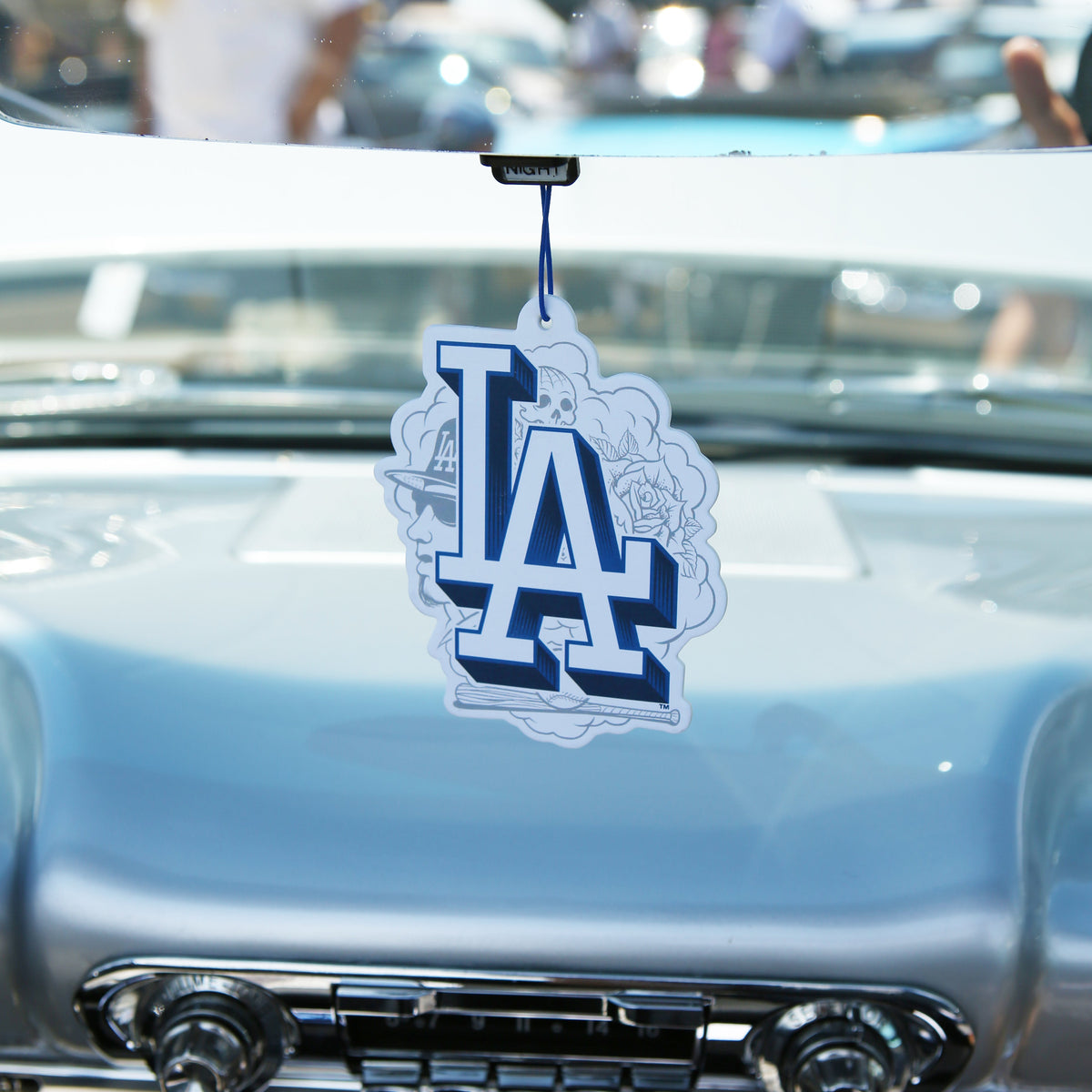 MLB x Mister Cartoon Paper Air Freshener - Los Angeles Dodgers - White