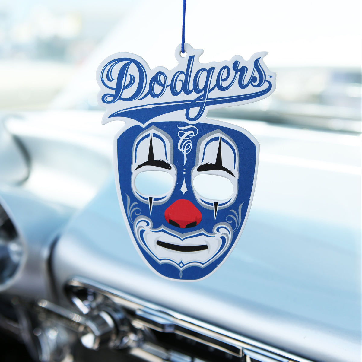 MLB x Mister Cartoon Paper Air Freshener - LA Dodgers Blue Mask