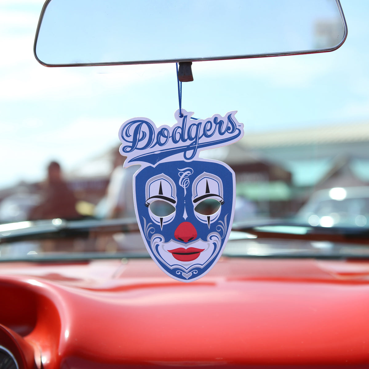 MLB x Mister Cartoon Paper Air Freshener - LA Dodgers Heart Mask