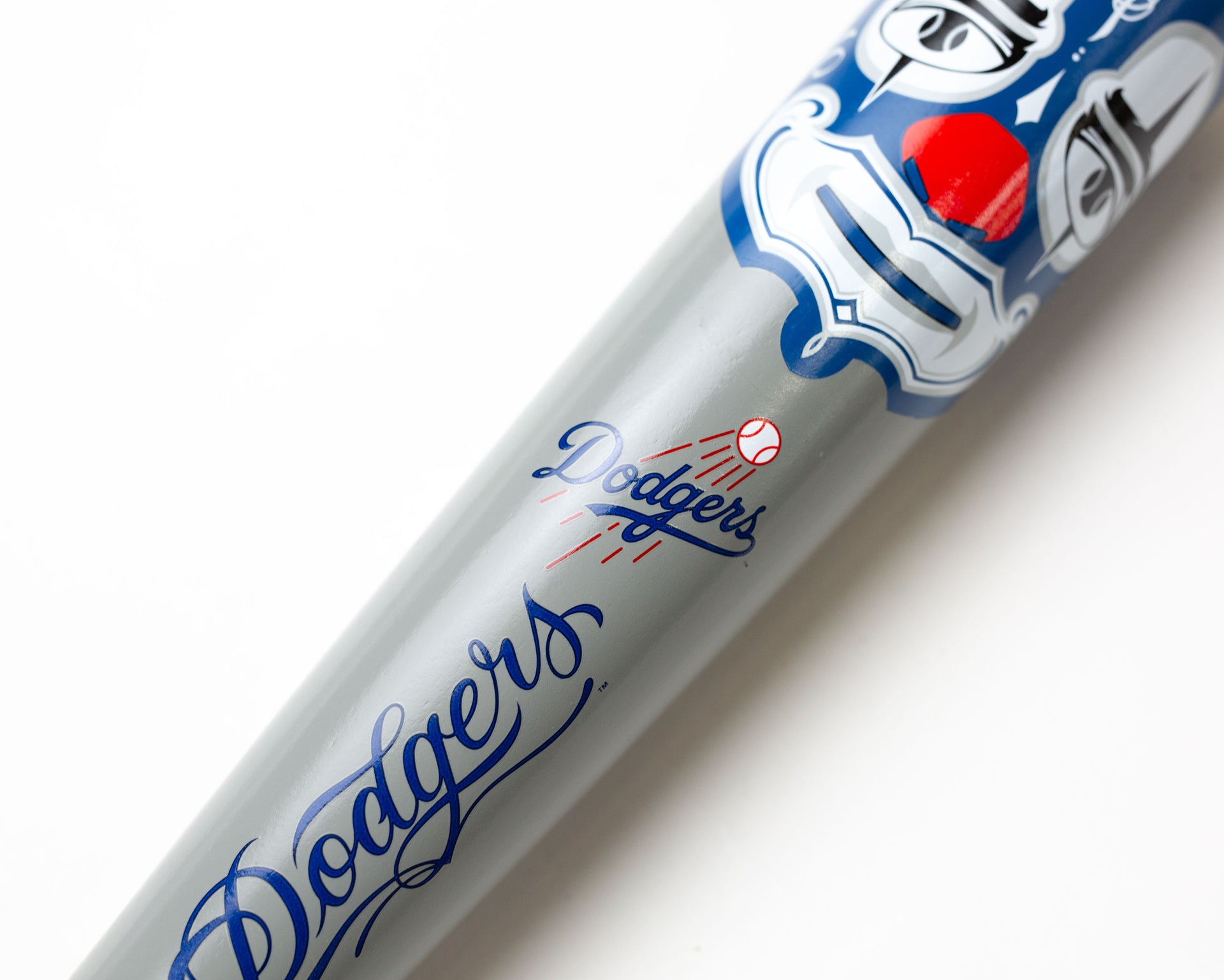 Mister Cartoon x Pillbox Bat Co. — Los Angeles Dodgers Mask Series Collector Bat