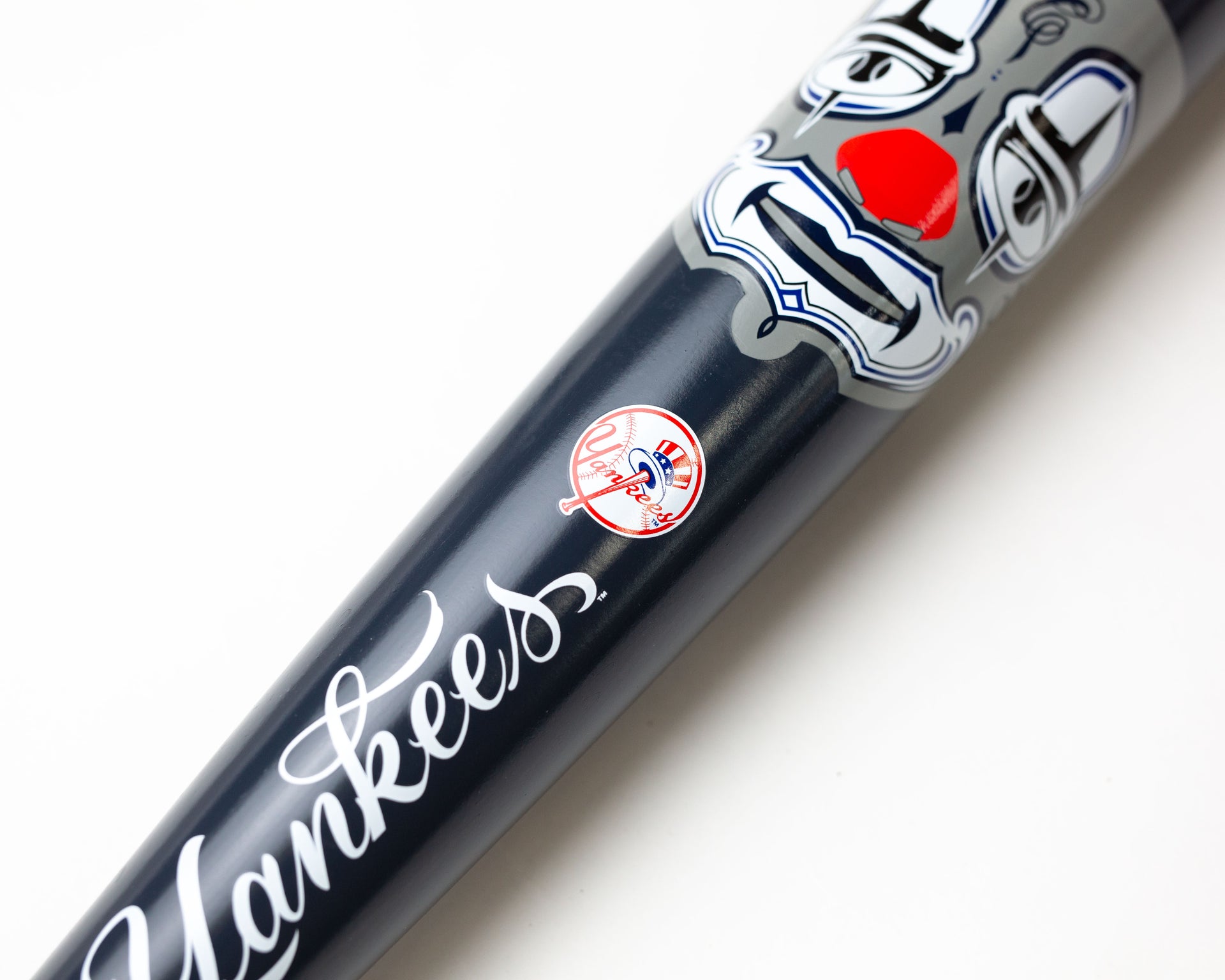 Mister Cartoon x Pillbox Bat Co. — New York Yankees Mask Series Collector Bat