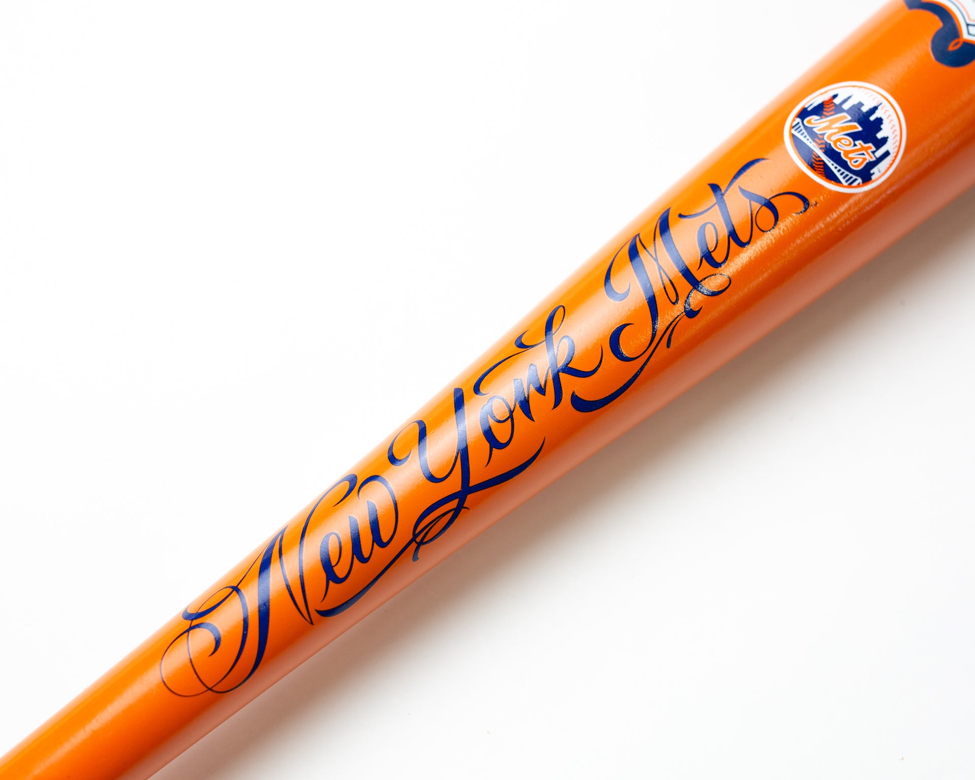 Mister Cartoon x Pillbox Bat Co. — New York Mets Mask Series Collector Bat