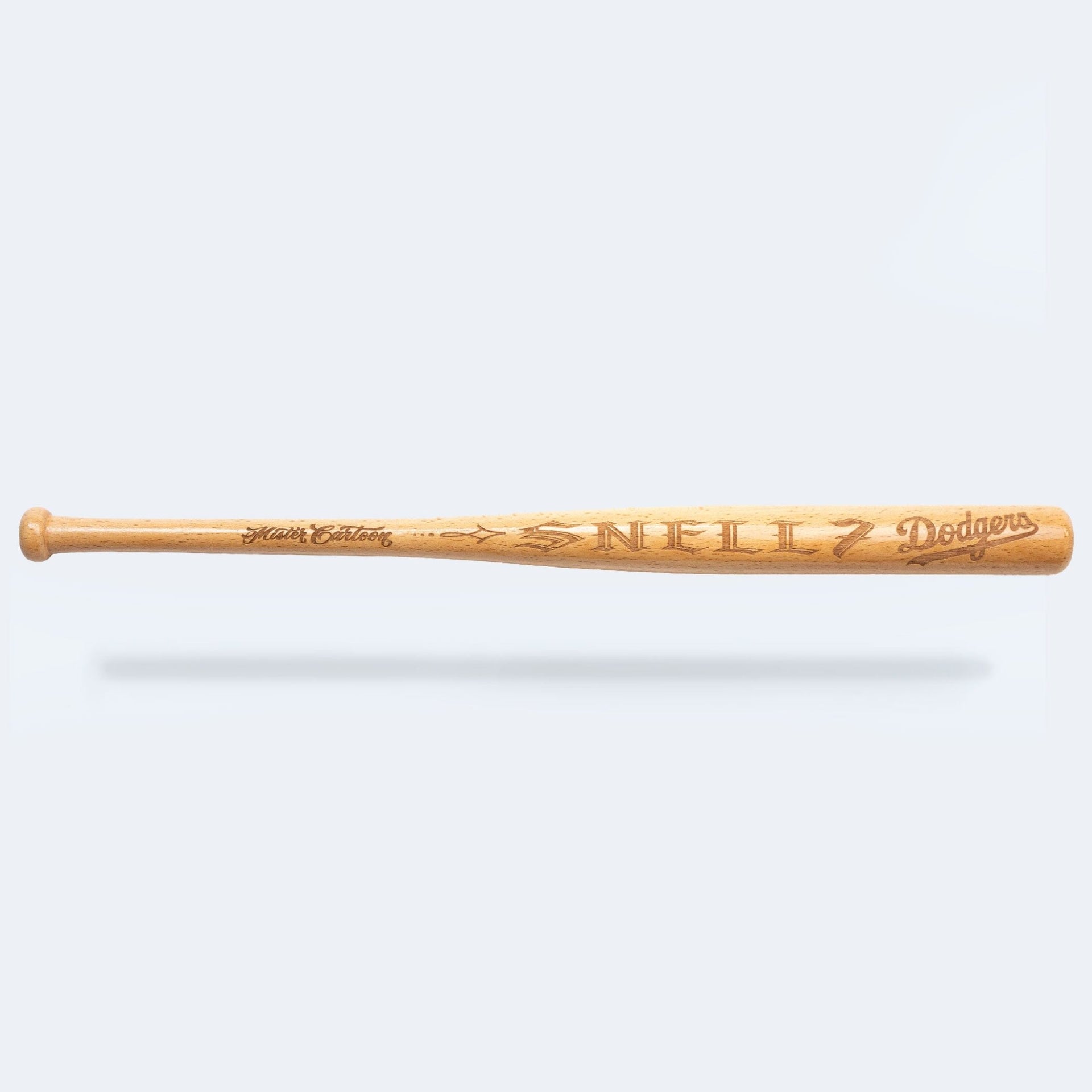 Blake Snell x LA Dodgers x Cartoon Pillbox Name & Number Mini Collectors Bat - Toons Mart