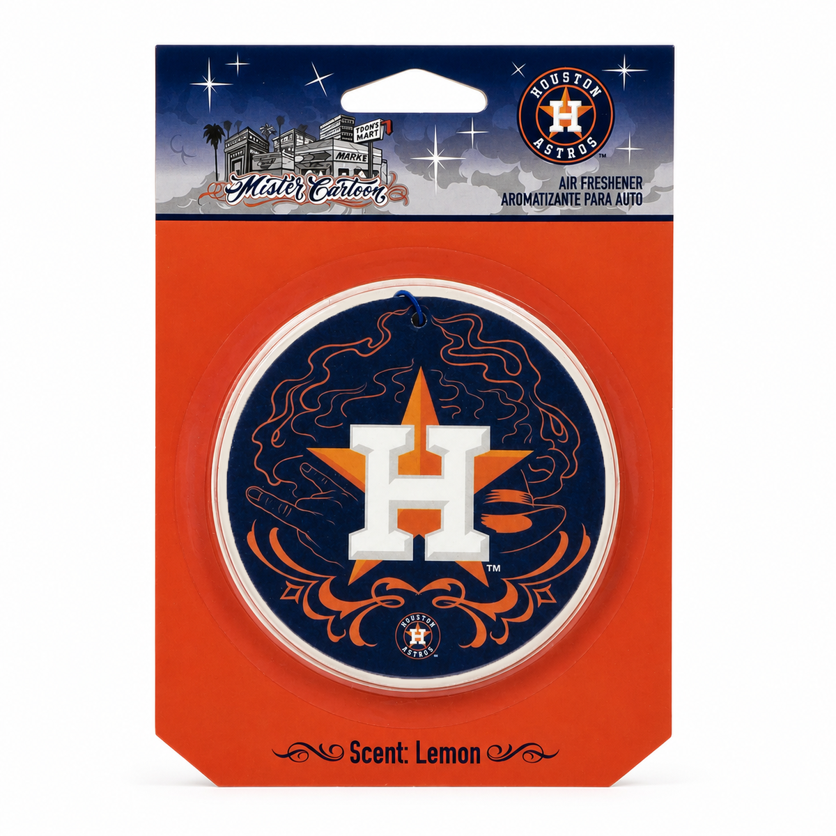 MLB x Mister Cartoon Paper Air Freshener - Houston Astros