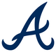 MLB® Mister Cartoon Clown Mask - Stadium Edition - Atlanta Braves