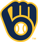 MLB® Mister Cartoon Clown Mask - Stadium Edition - Milwaukee Brewers