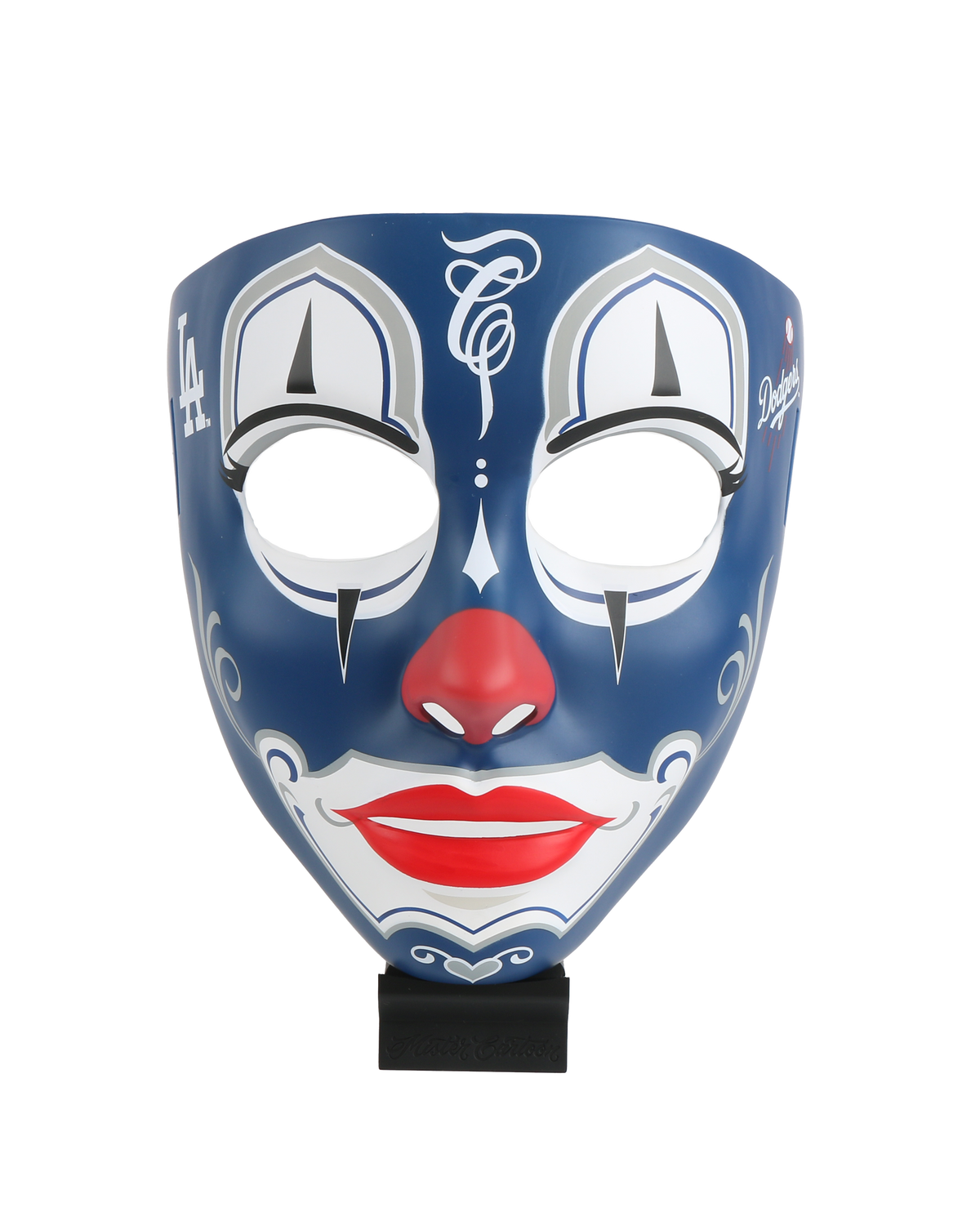 MLB® Mister Cartoon Mini Clown Mask - LA Dodgers Heart