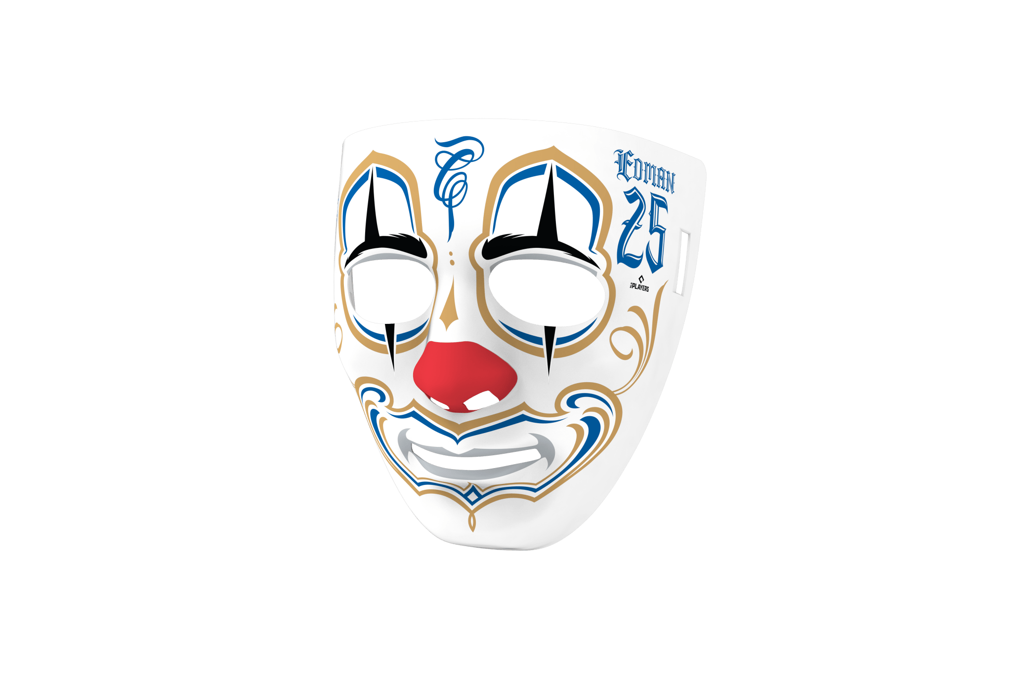 Mister Cartoon Clown Mask - Stadium Edition - Los Angeles Dodgers WSC’25 Name & Number - Edman - Toons Mart