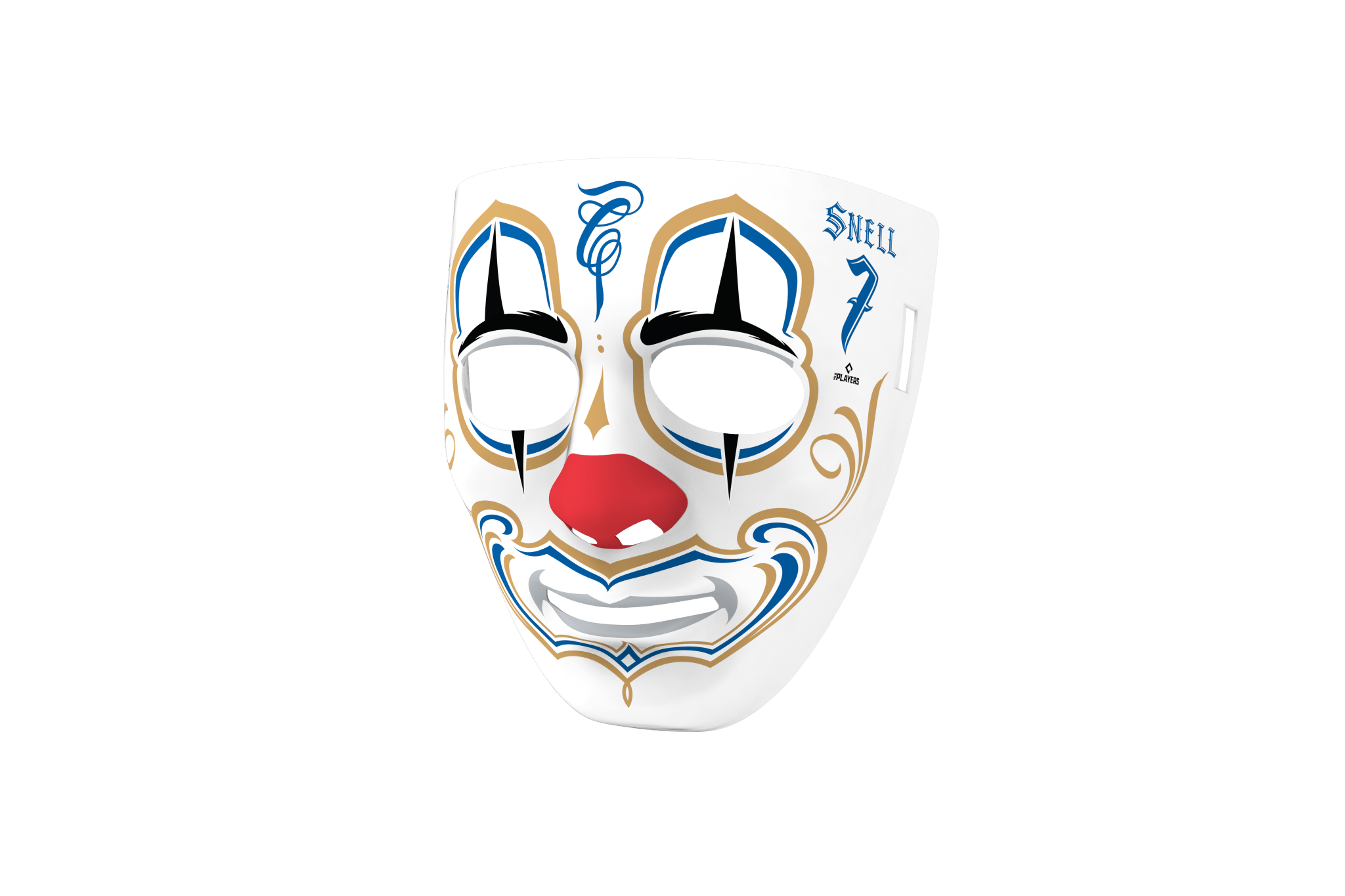 Mister Cartoon Clown Mask - Stadium Edition - Los Angeles Dodgers WSC’25 Name & Number - Snell - Toons Mart