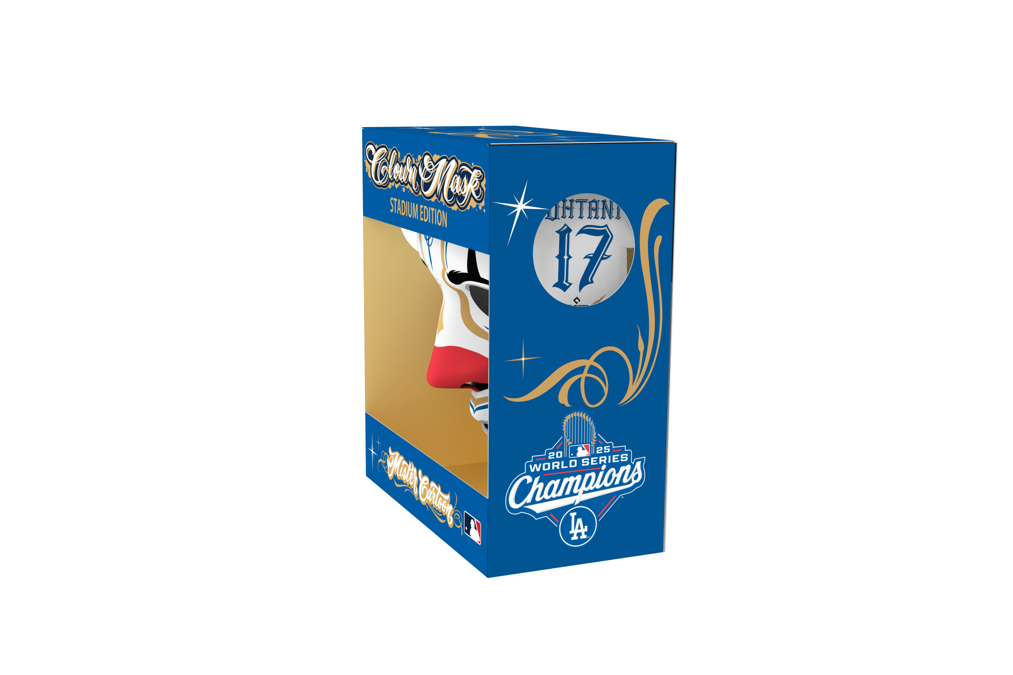 Mister Cartoon - Ohtani - World Series Clown Mask Edition - Los Angeles Dodgers 2025 World Series - Toons Mart