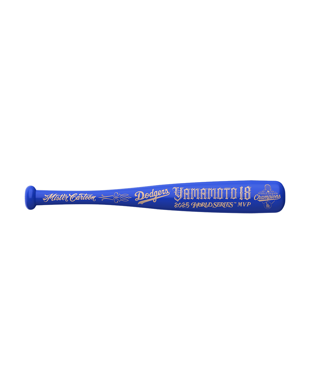 Mister Cartoon X Pillbox - Los Angeles Dodgers World Series 2025 Bat - Toons Mart