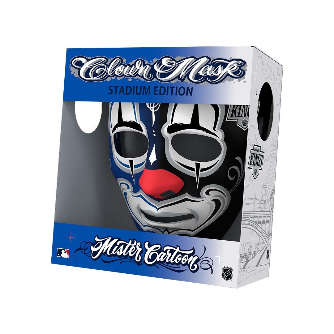 MLB/NHL MISTER CARTOON CLOWN MASK - STADIUM EDITION - LA DODGERS AND LA KINGS - Toons Mart