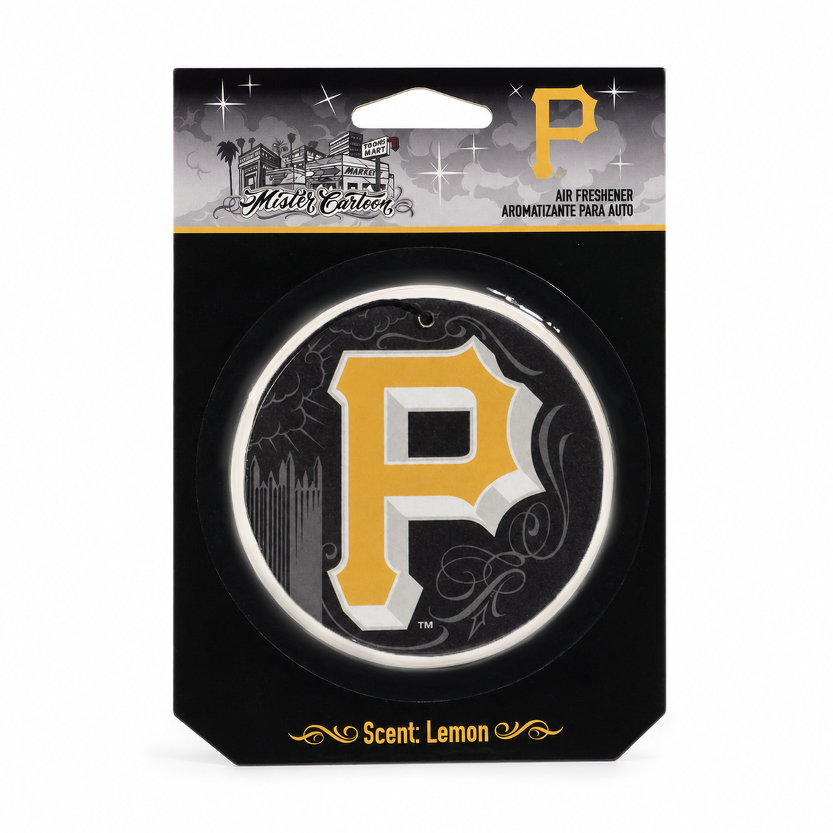 MLB x Mister Cartoon Paper Air Freshener - Pittsburgh Pirates