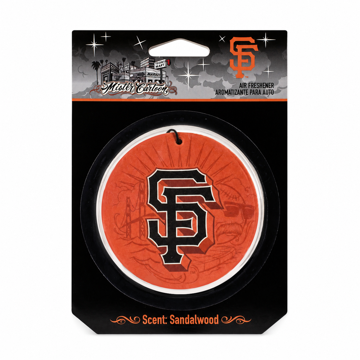 MLB x Mister Cartoon Paper Air Freshener - San Francisco Giants